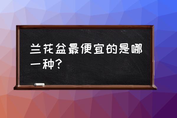 花盆兰花专用盆多少钱 兰花盆最便宜的是哪一种? 花盆兰花专用盆多少钱 兰花盆最便宜的是哪一种?