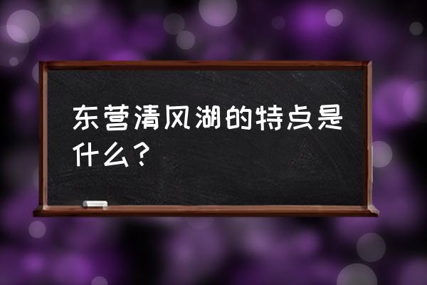 东营清风作文怎么样 东营清风湖的特点是什么? 东营清风作文怎么样 东营清风湖的特点是什么?
