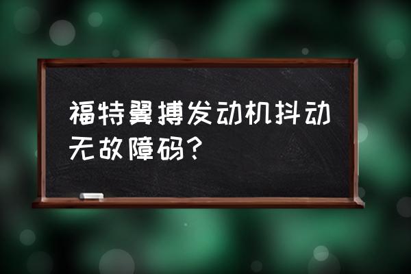 翼博火花塞多少公里换 福特翼搏发动机抖动无故障码？