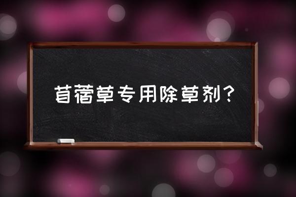 苜草净除草剂能枸杞地除草吗 苜蓿草专用除草剂? 苜草净除草剂能枸杞地除草吗 苜蓿草专用除草剂?