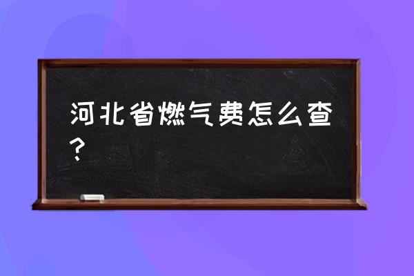 秦皇岛燃气能用支付宝吗 河北省燃气费怎么查? 秦皇岛燃气能用支付宝吗 河北省燃气费怎么查?