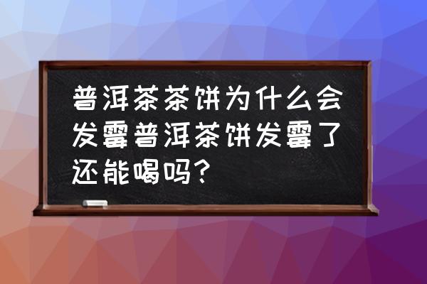 发霉的普洱茶叶能喝吗 普洱茶茶饼为什么会发霉普洱茶饼发霉了还能喝吗？