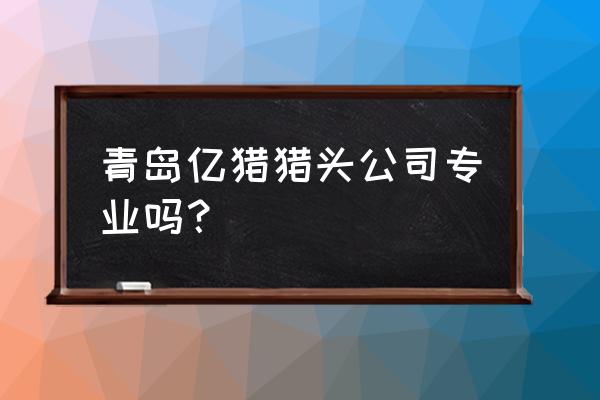 猎人猎头合作注意事项 青岛亿猎猎头公司专业吗? 猎人猎头合作注意事项 青岛亿猎猎头公司专业吗?