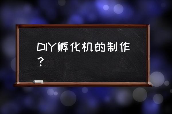 大型鸡场孵化流程 DIY孵化机的制作？